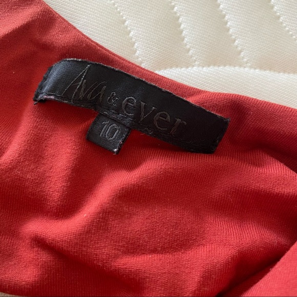 AVA & EVER RED DIRT BODYSUIT TOP / Size 10 - Picture 2 of 6